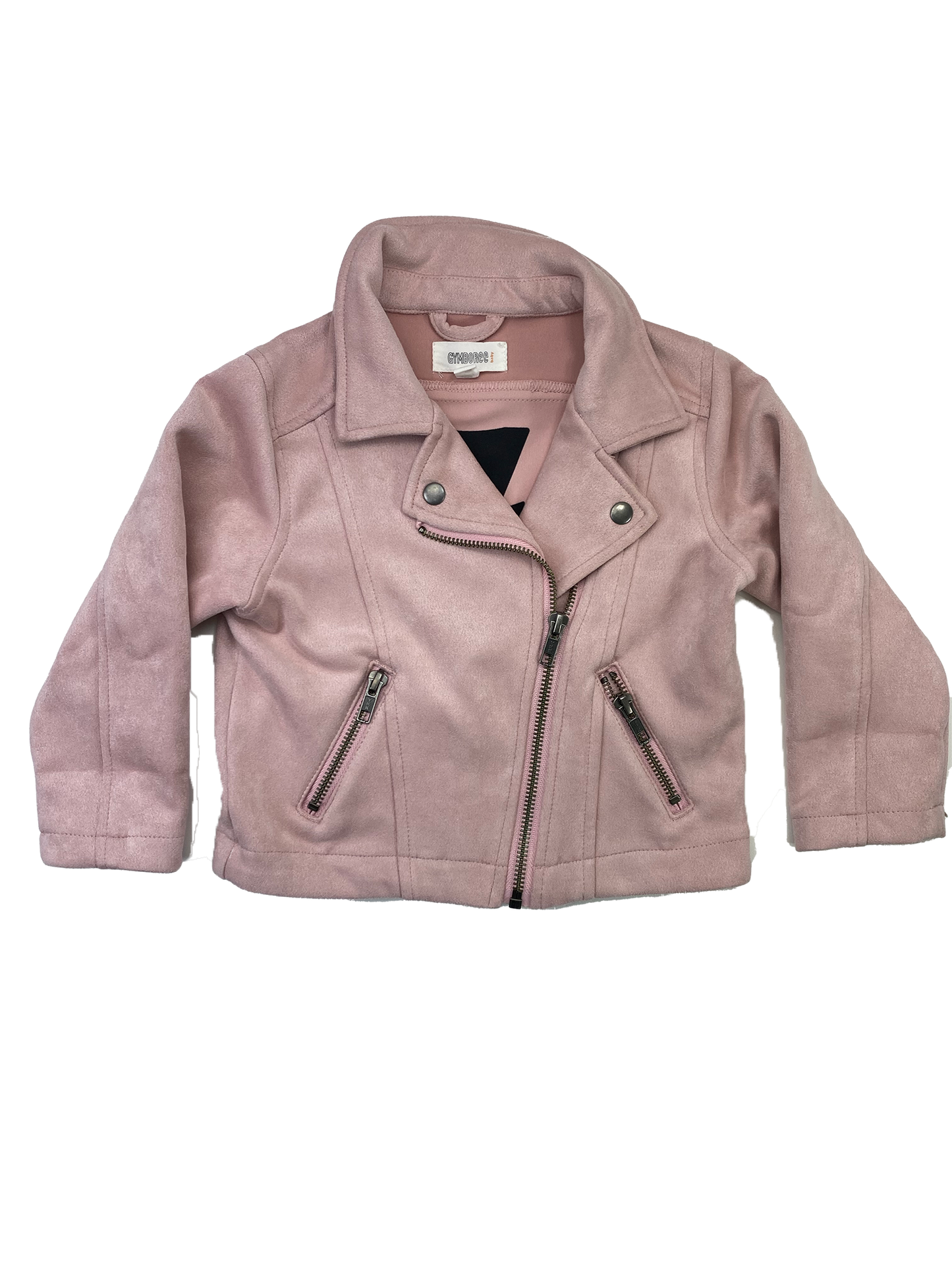 Gymboree Pink Faux Suede Lightweight Jacket 2T