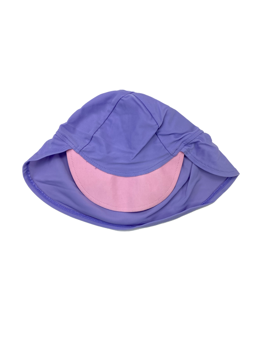 Purple & Pink Sun Hat 0-24M