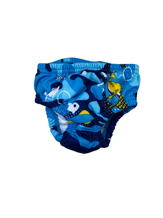 Aqua Leisure Blue Swim Diaper 6M