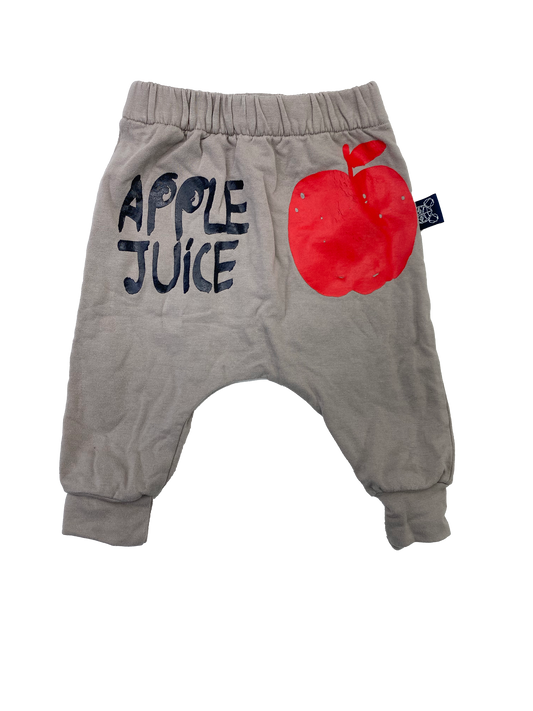 Bebe De Pino Brown Harem Pants with "Apple Juice" 6M