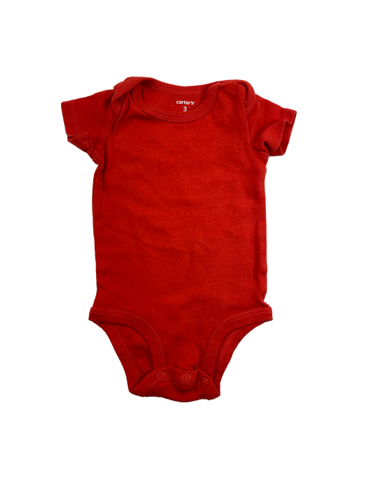 Carter's Red Onesie 3M