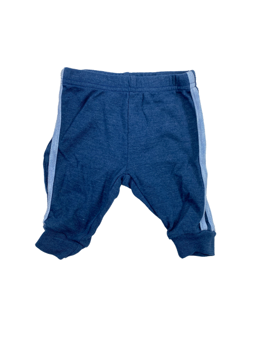 Baby Mode Navy Pants with Blue Stripes 0-3M