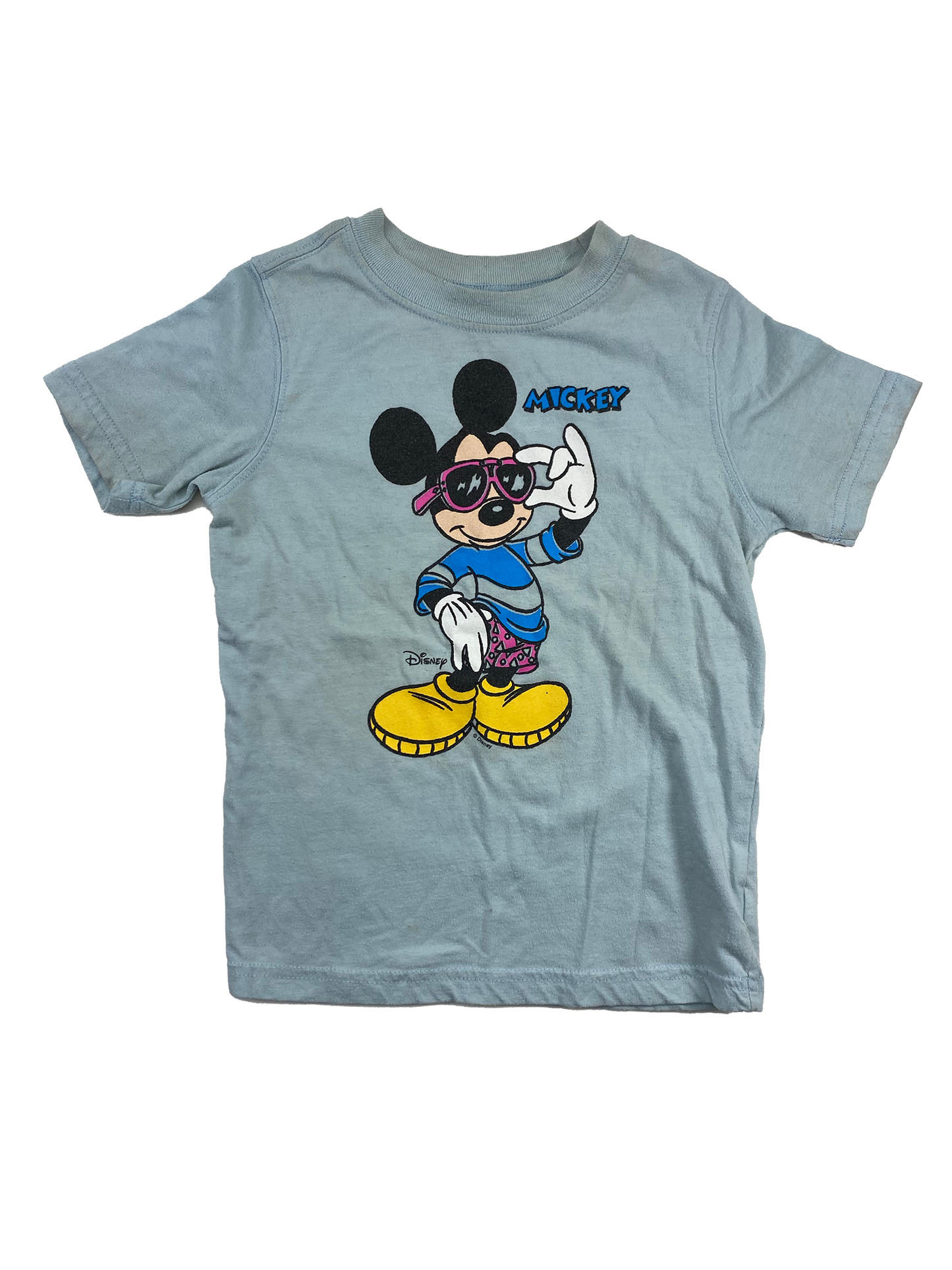 ❗️Stain: Baby Gap Blue T-Shirt with Mickey 4T