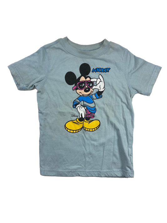 ❗️Stain: Baby Gap Blue T-Shirt with Mickey 4T