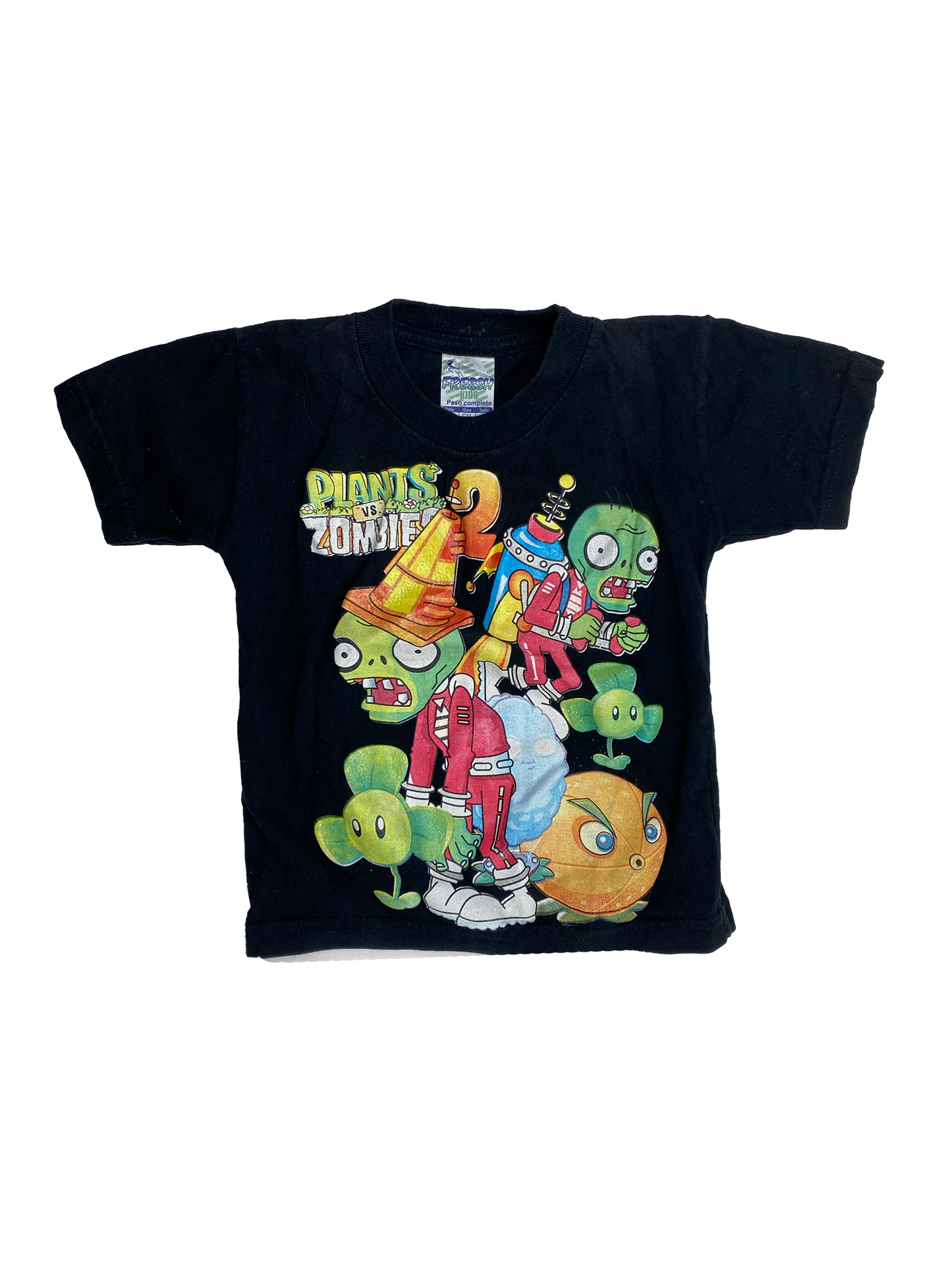 Fressh Kids Black T-Shirt with Zombies 4-5