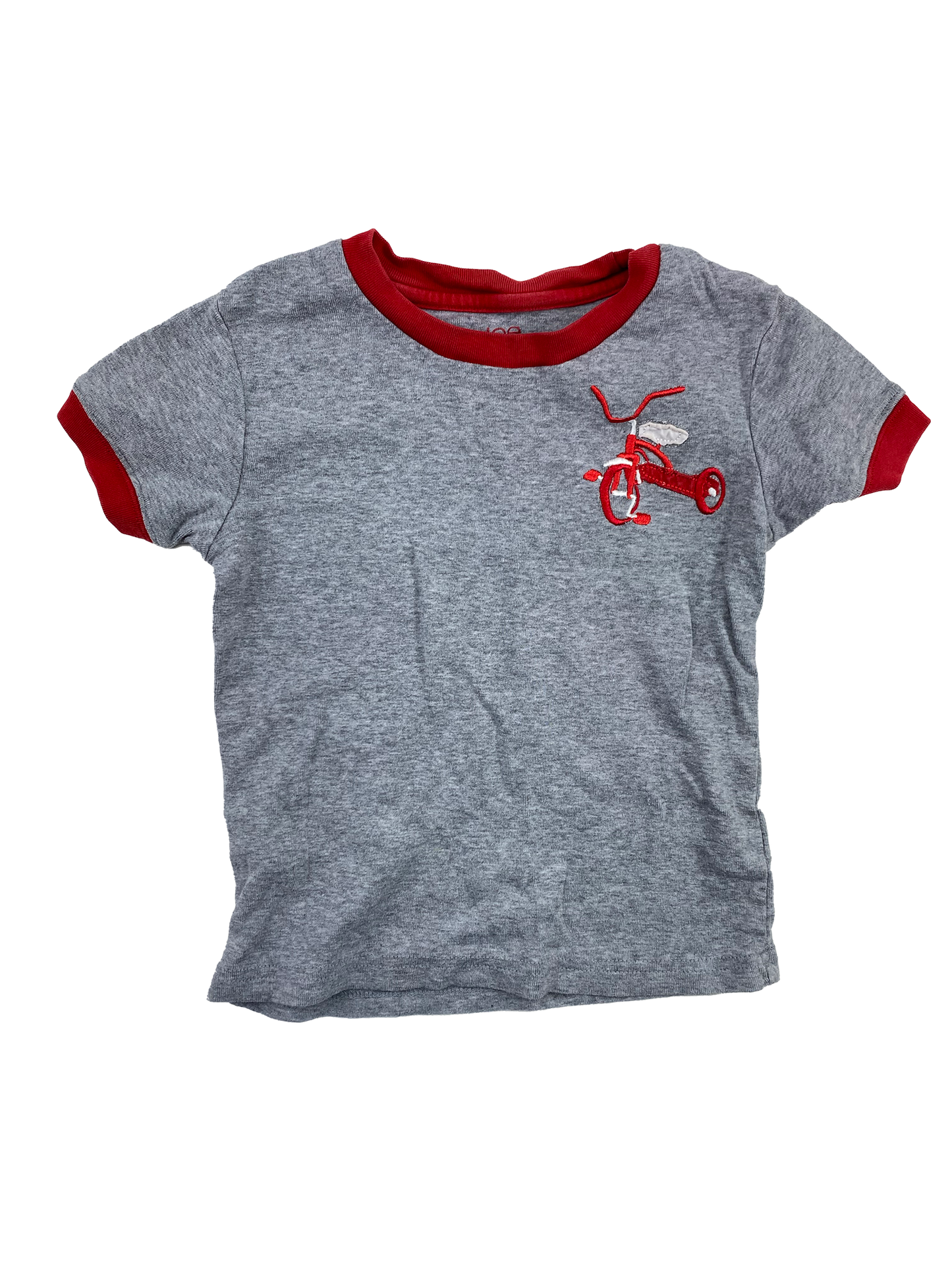 Joe Fresh Grey PJ Top with Tricycle 5T