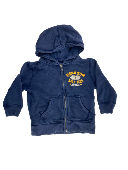 The Children's Place Navy Zip-Up Hoodie 4T