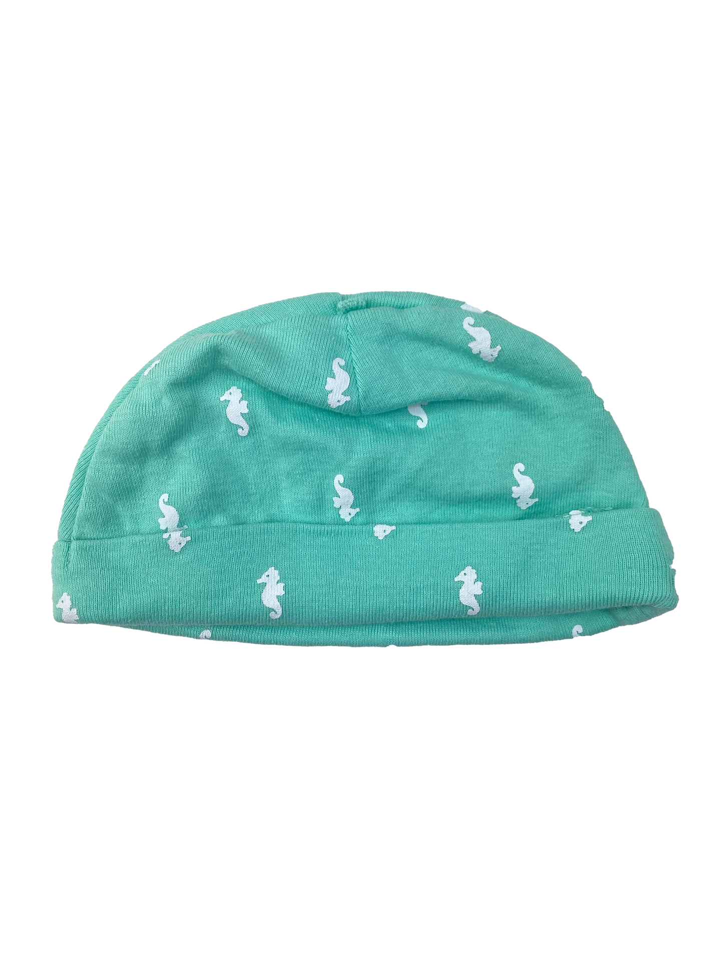 Carter's Teal Beanie with Seahorses 3M