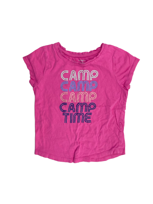 George Pink T-Shirt with "Camp Time" 6