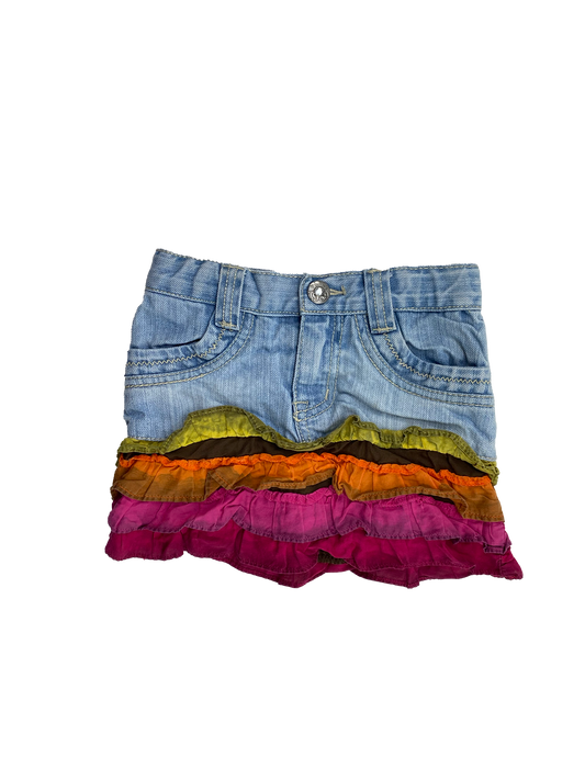 The Children's Place Jean Skort with Frills 4T