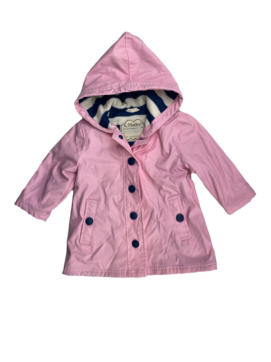 Hatley Pink Rain Coat 2T