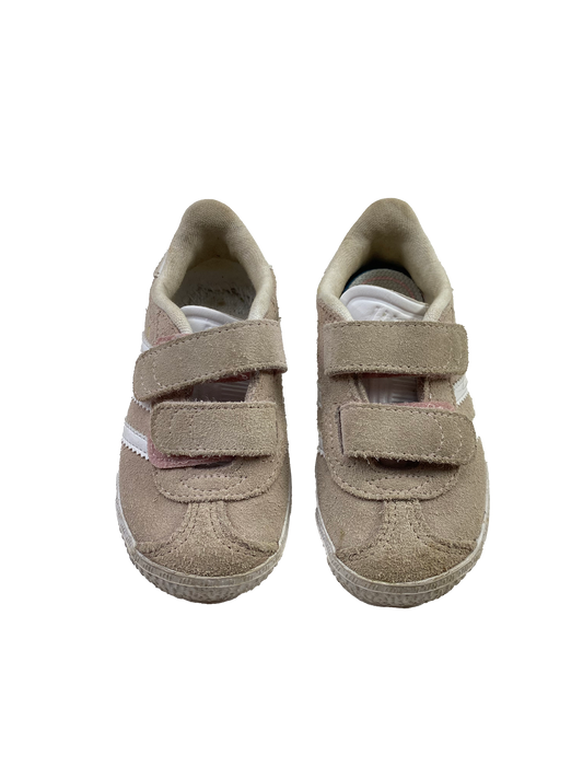 Adidas Beige Velcro Shoes 6