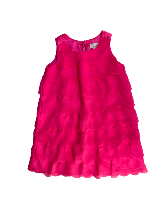 The Children's Place Pink Scalloped Dress 3T