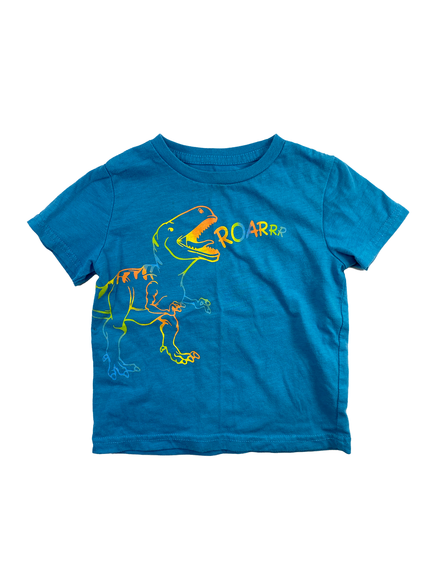 George Blue T-Shirt with Dinosaur 3T