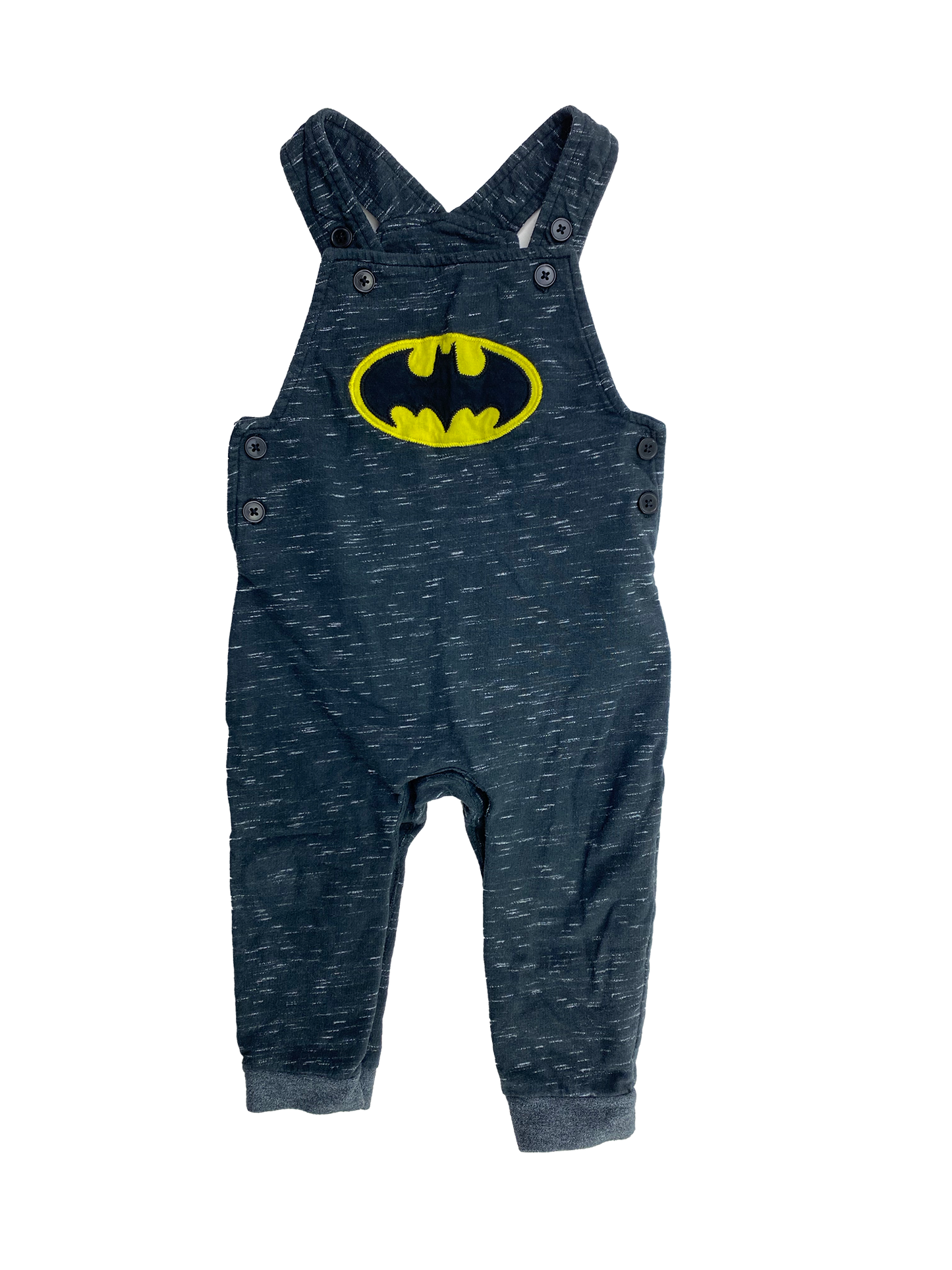 Batman Grey Overalls 9-12M