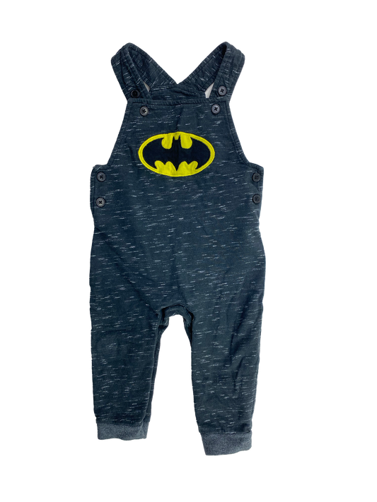 Batman Grey Overalls 9-12M