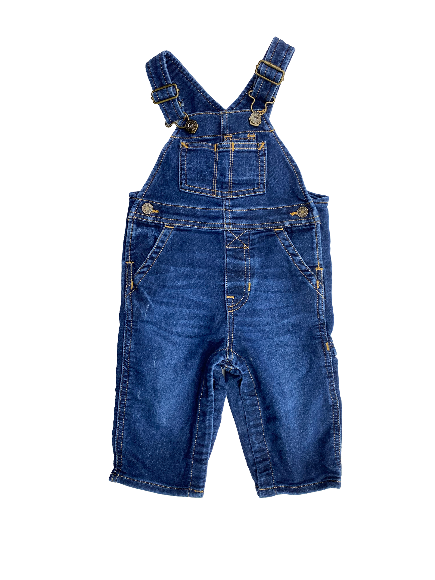 Baby Gap Dark Wash Overalls 6-12M