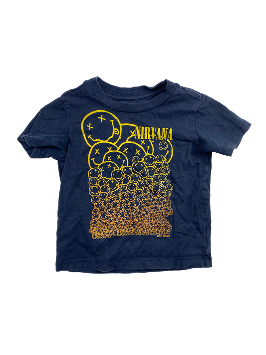 Baby Gap Black Nirvana T-Shirt 18-24M