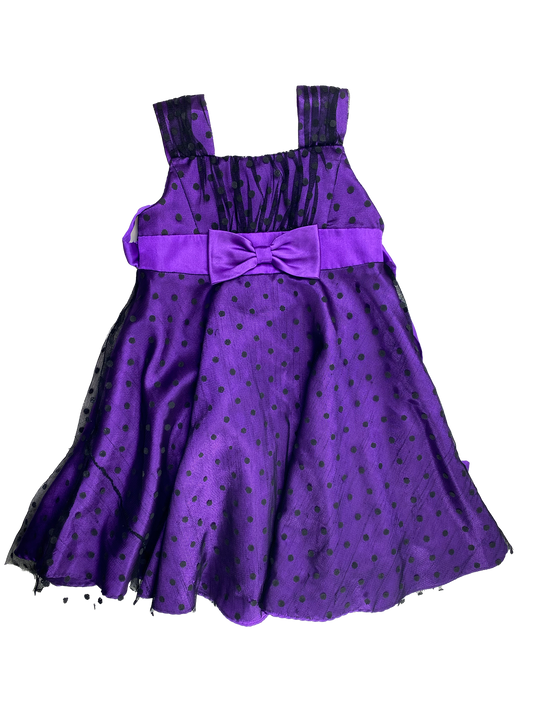 Jona Michelle Purple Dress with Black Tulle 5