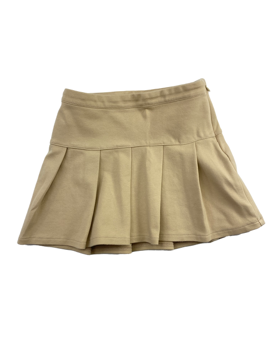 Gap Khaki Pleated Skirt 6-7