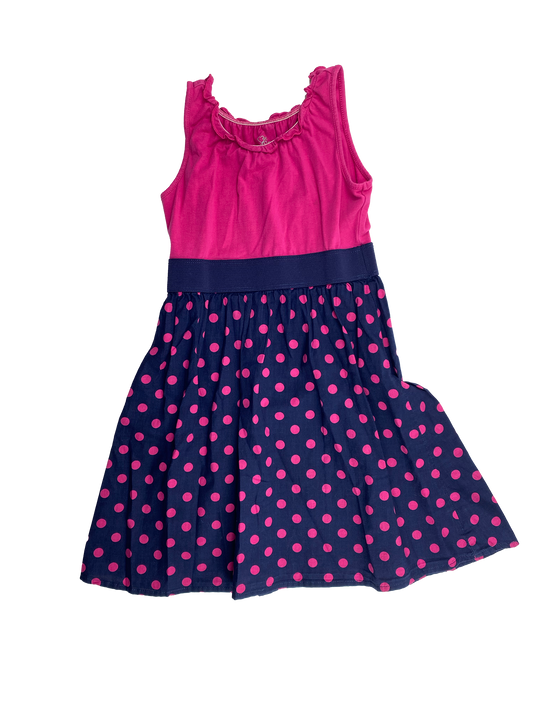 The Children's Place Pink & Navy Dress 5-6