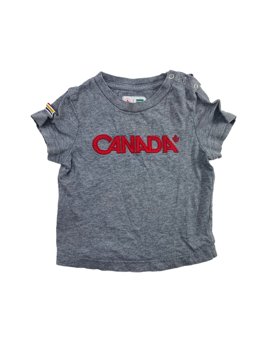 Hudson's Bay Grey Canada T-Shirt 6-12M