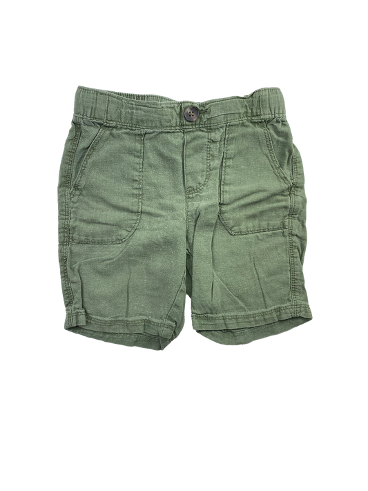 Old Navy Green Linen Shorts 4T