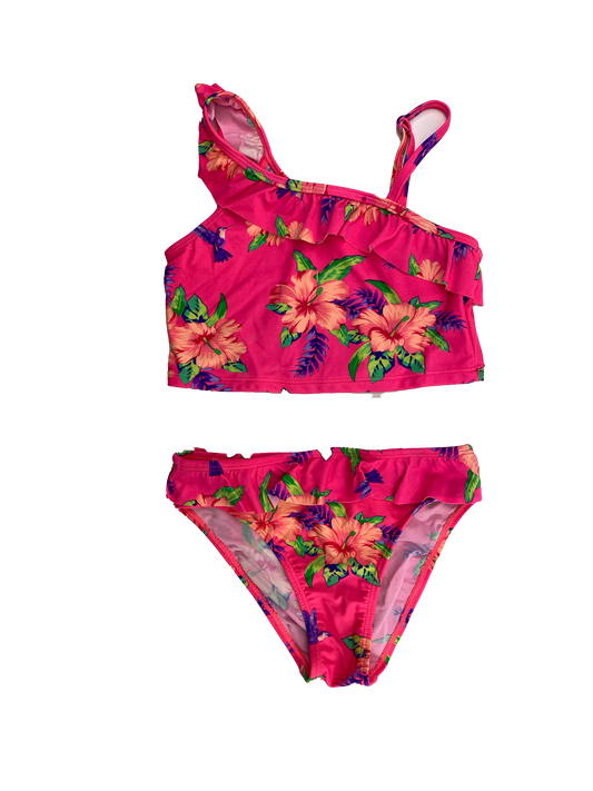 Pink Bikini with Flowers 8