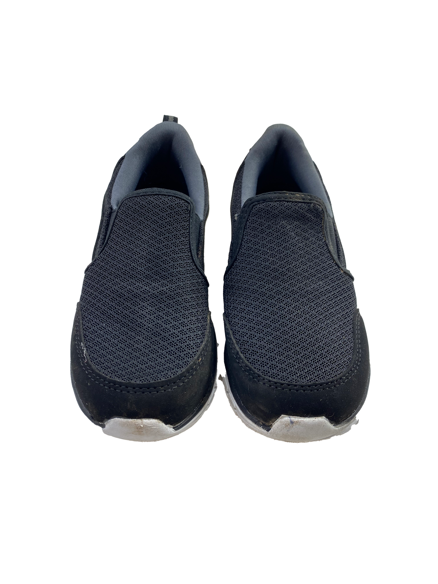 Athletic Works Black Slip-On Shoes 13