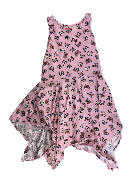 Joe Fresh Pink Dress with Butterflies 7-8