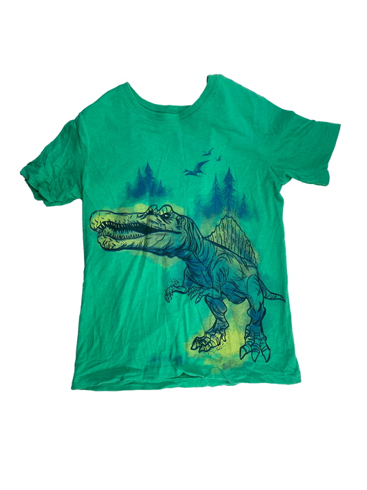 Carter's Green T-Shirt with Dinosaur 6
