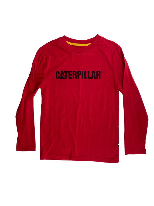 CAT Red Long Sleeve Shirt 7-8