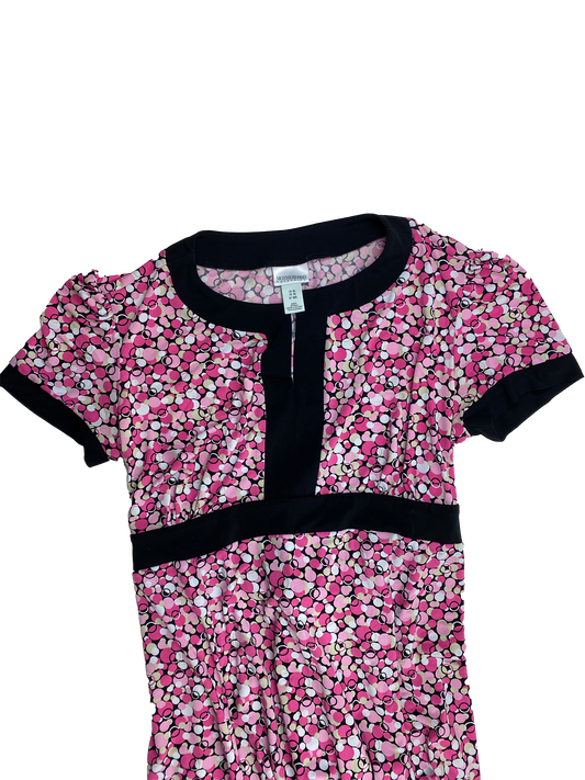 Motherhood Pink & Black Maternity Dress XL