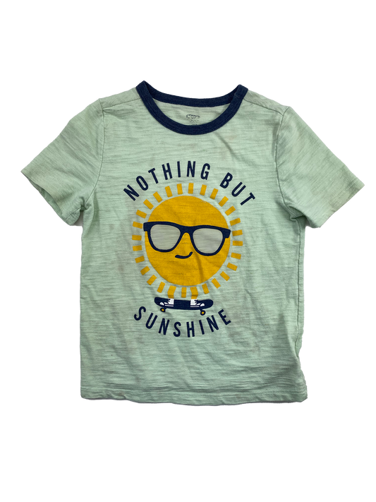 Green T-Shirt with "Nothing But Sunshine" 5