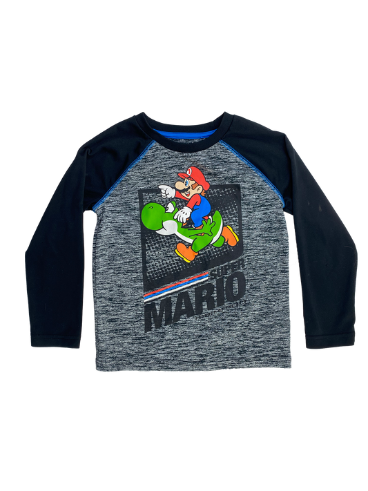 ❗️Stain: Jumping Beans Long Sleeve with Mario and Yoshi 5