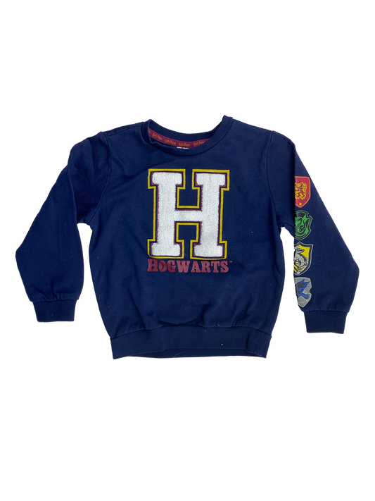 Harry Potter Navy Hogwarts Pull-Over Sweater 5T