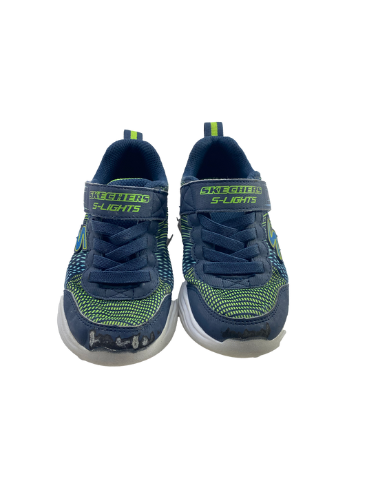 Skechers Blue & Green Running Shoes 11