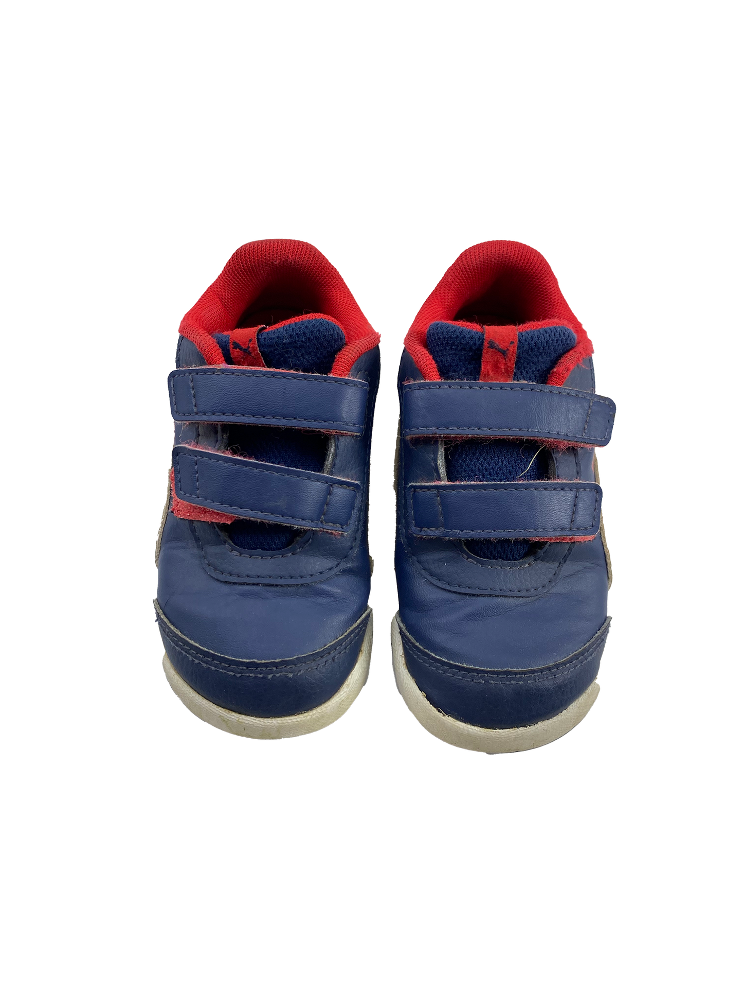 Puma Navy & Red Velcro Shoes T7