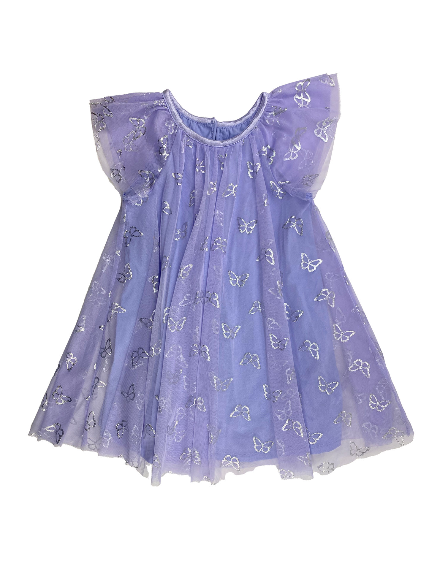 Joe Fresh Purple Tulle Dress with Butterflies 4T