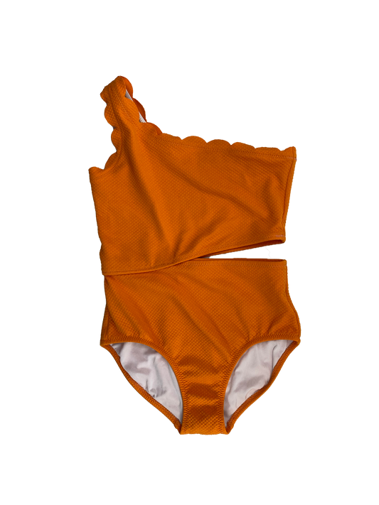 Old Navy Orange Swim Suit 10-12