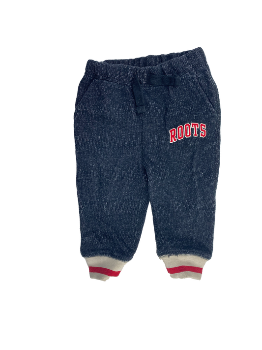 Roots Cabin Navy Sweatpants 6-12M