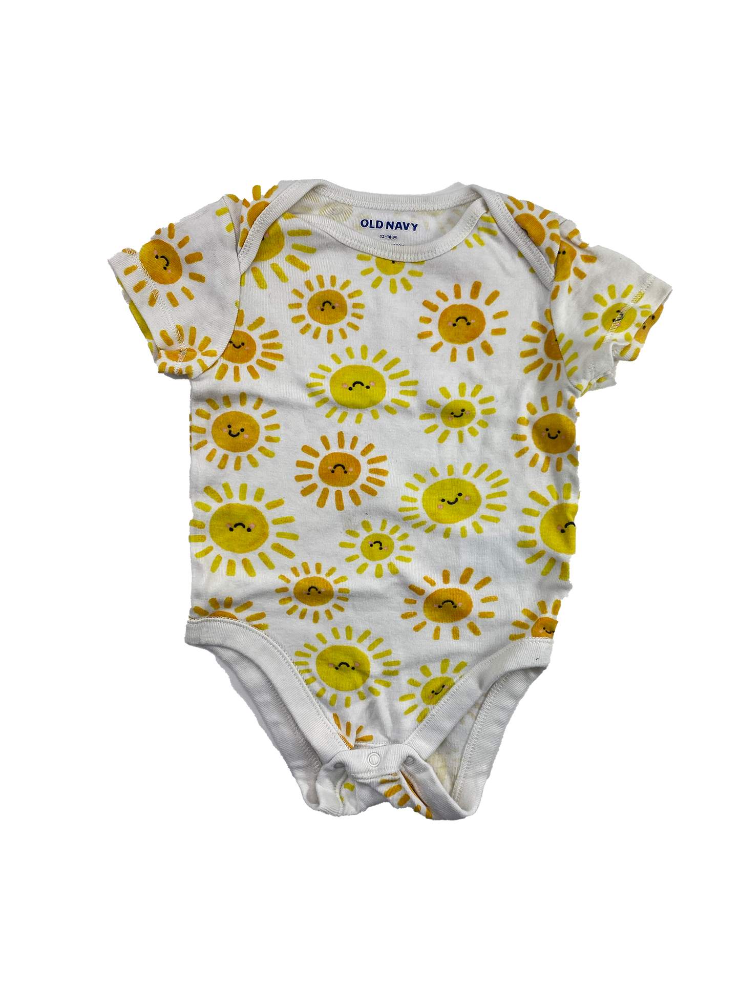 Old Navy Onesie with Suns 12-18M