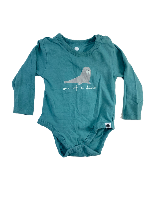 Rise Little Earthling Green Onesie 6-9M