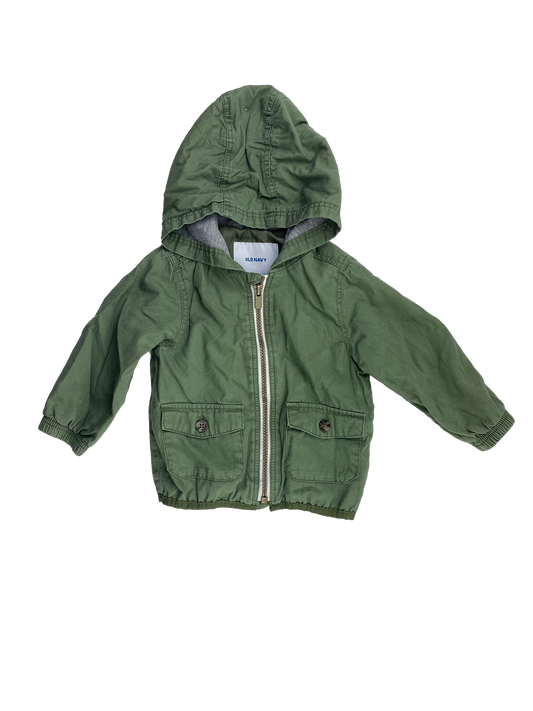 Old Navy Green Lightweight Jacket 12-18M