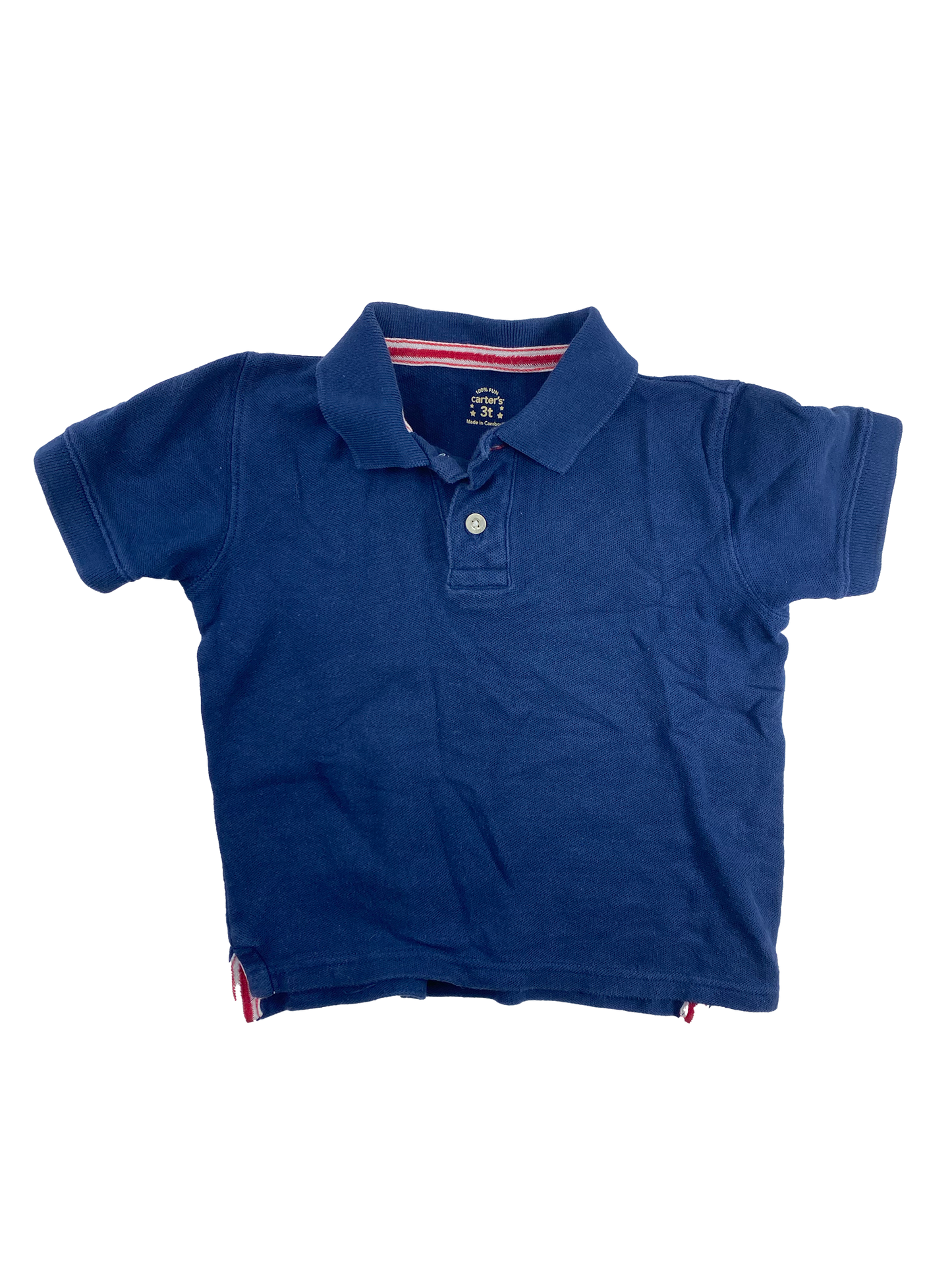 Carter's Navy Short Sleeve Polo Shirt 3T