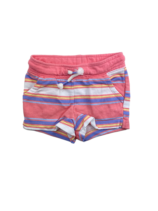 Cat & Jack Pink Striped Shorts 18M