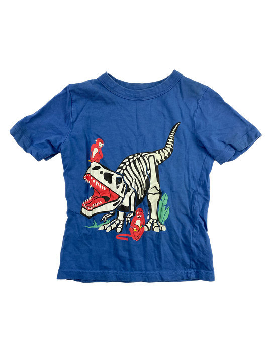 Joe Fresh Blue T-Shirt with Dinosaur & Monkies 3T