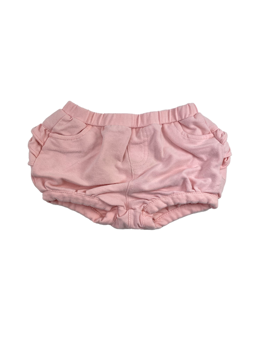 Pink Bubble Shorts Ruffle Bum 12-18M