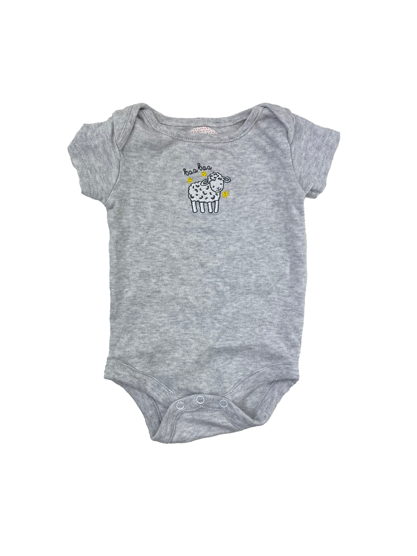 Comfy Grey Onesie with Sheep 0-3M