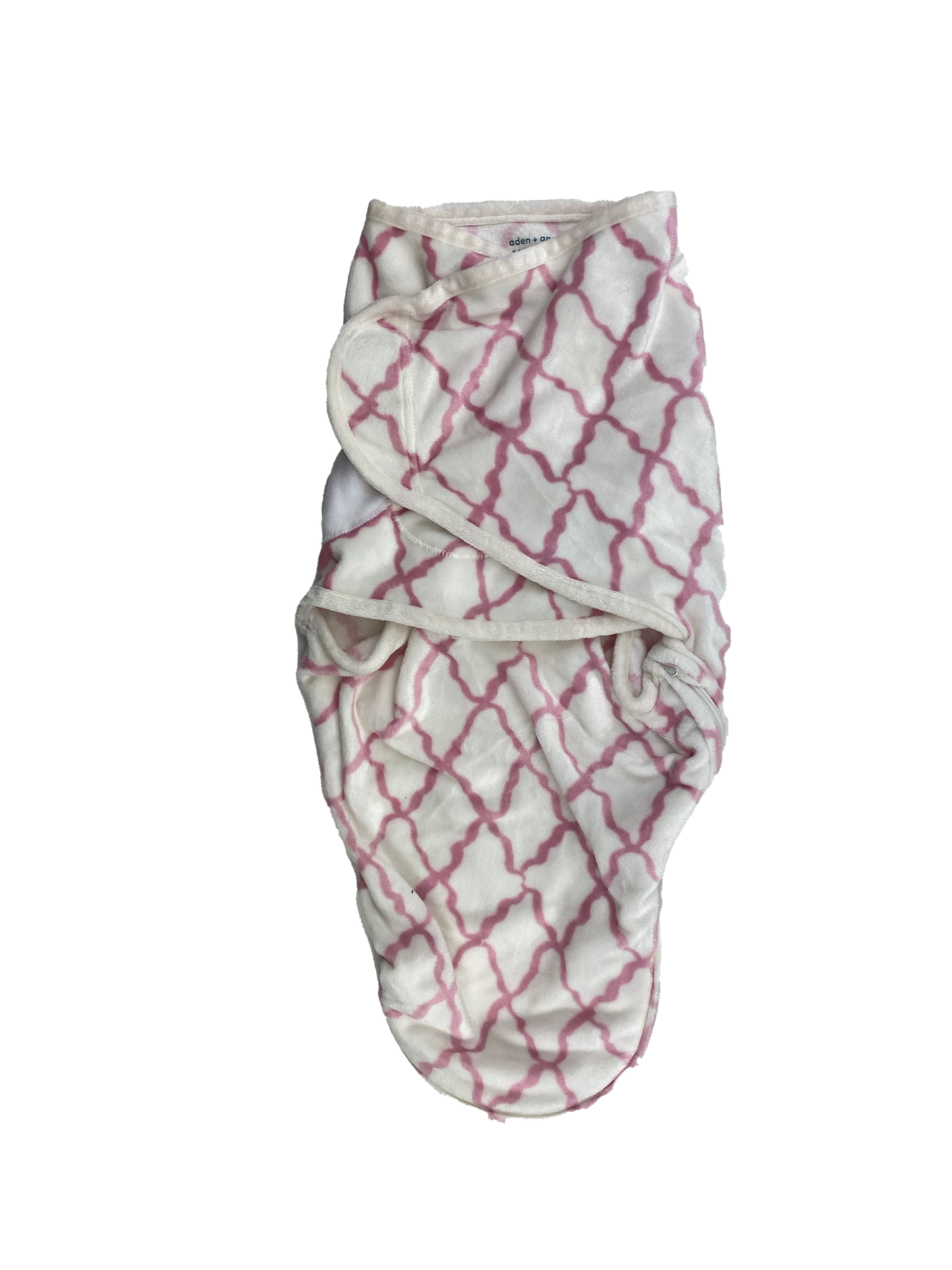 Aden + Anais Pink Minky Swaddle Wrap 7-14 LBS 0-3M